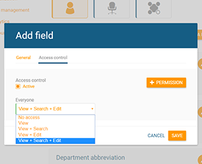 Activate access control